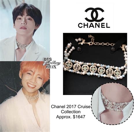 bts chanel clothing|channel choker BTS.